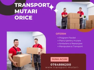 Transport mutari orice Bucuresti