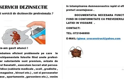 Servicii ddd non stop Bucuresti si Ilfov