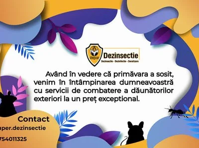 Dezinfectie - dezinsectie si deratizare - Ilfov si Bucuresti
