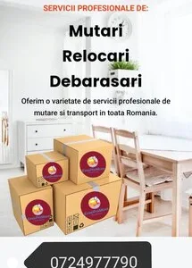Mutari - transport mobila - relocari sedii si locuinte - Bucuresti