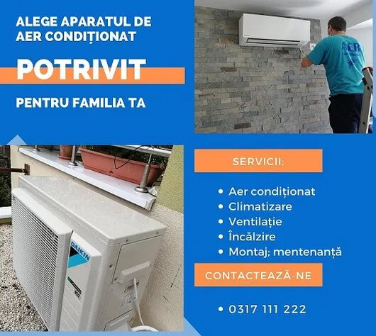 Livrare - montaj - reparatii aparate de aer conditionat Bucuresti