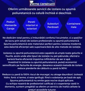 Izolatii spuma poliuretanica