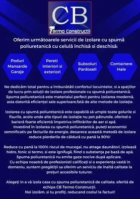 Izolatii spuma poliuretanica