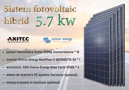 Proiectare - montaj sisteme fotovoltaice
