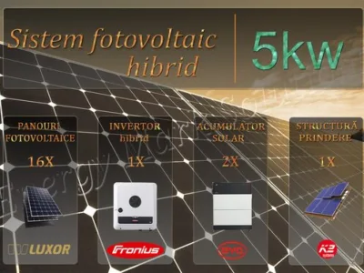 Proiectare - montaj sisteme fotovoltaice