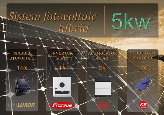 Proiectare - montaj sisteme fotovoltaice