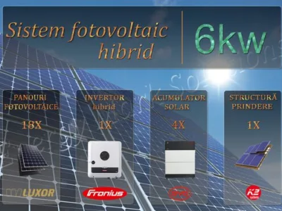 Proiectare - montaj sisteme fotovoltaice