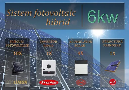 Proiectare - montaj sisteme fotovoltaice