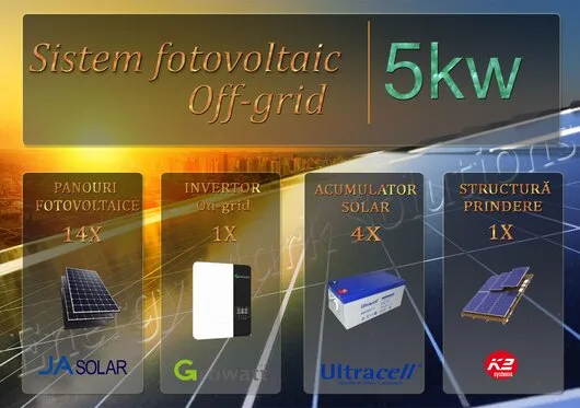 Proiectare - montaj sisteme fotovoltaice