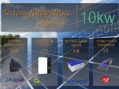 Proiectare - montaj sisteme fotovoltaice