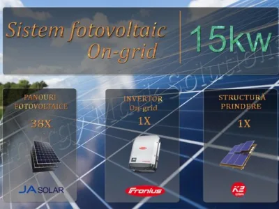 Proiectare - montaj sisteme fotovoltaice