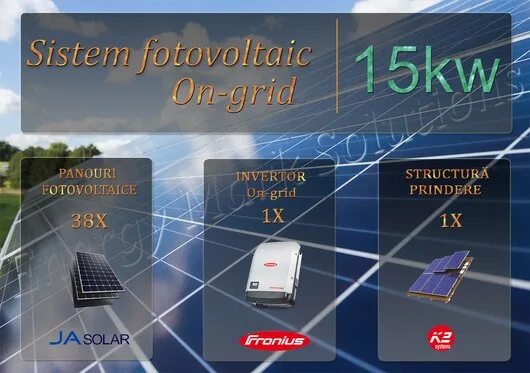 Proiectare - montaj sisteme fotovoltaice