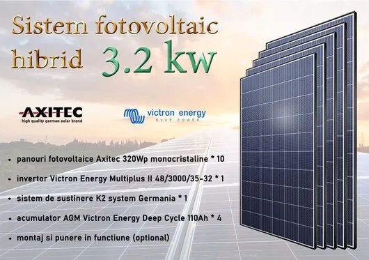 Proiectare - montaj sisteme fotovoltaice
