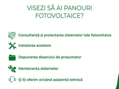 Instalare Panouri si Sisteme Fotovoltaice