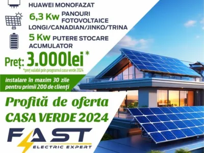 Comercializare si montare sisteme fotovoltaice