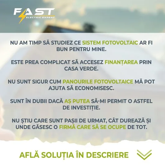 Comercializare si montare sisteme fotovoltaice