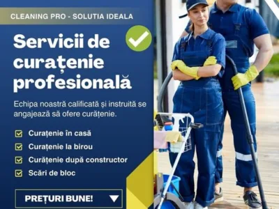 Servicii profesionale de curatenie - Bucuresti si Ilfov