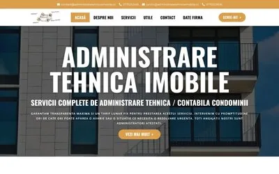 Administrare tehnica imobile