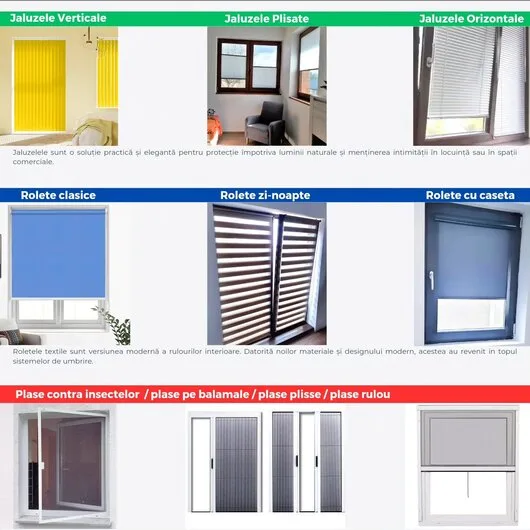Jaluzele - rulouri la comanda Bucuresti - Ilfov