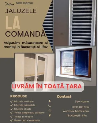 Jaluzele - rulouri la comanda Bucuresti - Ilfov