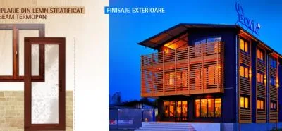 Tamplarie din lemn stratificat cu geam termopan - Ramnicu Valcea