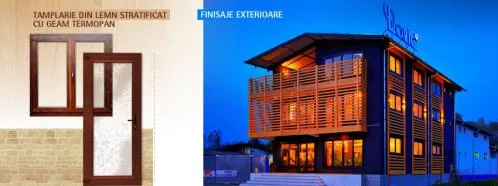 Tamplarie din lemn stratificat cu geam termopan - Ramnicu Valcea