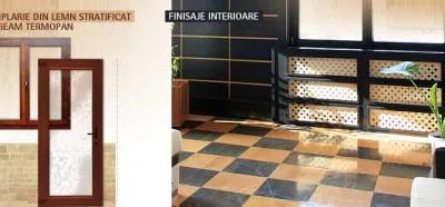 Tamplarie din lemn stratificat cu geam termopan - Ramnicu Valcea