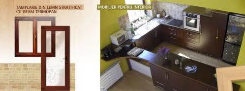Tamplarie din lemn stratificat cu geam termopan - Ramnicu Valcea