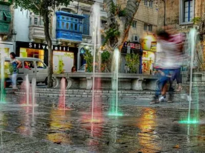 Cluj -Napoca - Fantani arteziene dinamice - muzicale