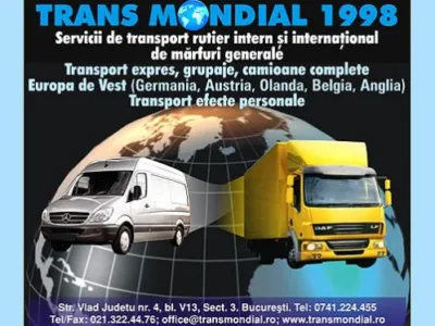 Transport rutier intern si international marfuri - Bucuresti