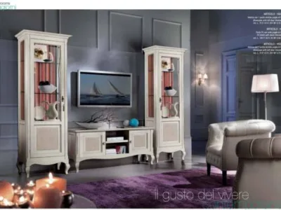 Mobilier Stil din lemn masiv - Vinerea / Alba