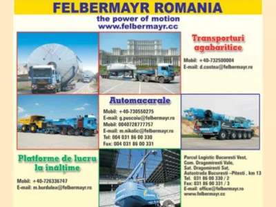 Transporturi agabaritice - inchirieri automacarale - Dragomiresti Deal / Ilfov