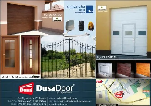 Comercializare si automatizari usi de garaj si usi industriale - Oradea