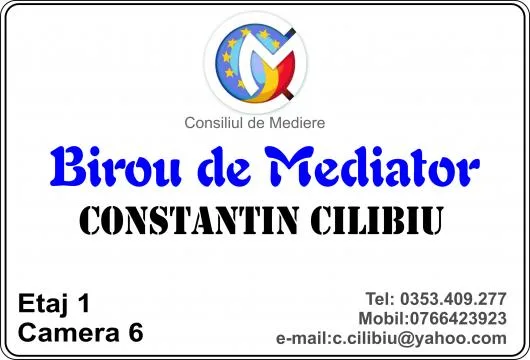 BIROU DE MEDIATOR CILIBIU CONSTANTIN