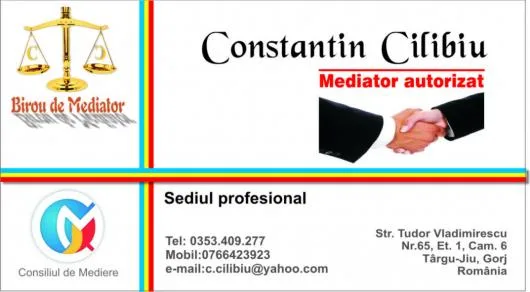 BIROU DE MEDIATOR CILIBIU CONSTANTIN