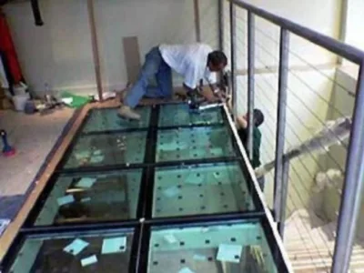 Pereti - usi - balustrade - placari si pardoseli din sticla - Jilava / Ilfov