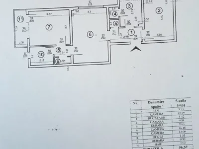 Proprietar, 3 Camere, 1 Minut Metrou 1 Mai, Bloc Reabilitat