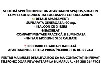 Apartament Iași