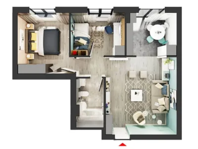 Apartament 3 Camere Mobilat + PARCARE terana - HILS Pallady