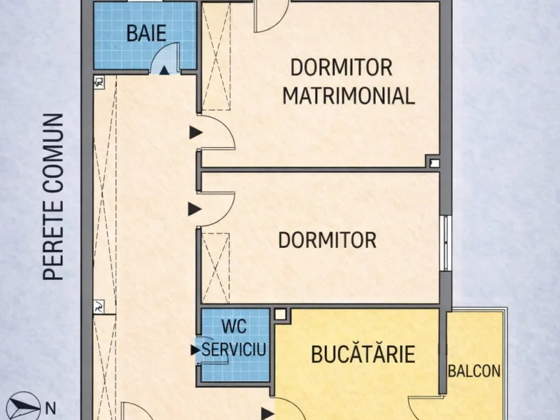 Vând apartament moștenit, 3 Camere Decomandate, Sebeș Alba