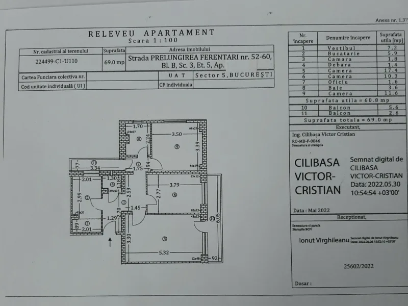 direct-Proprietar vînd 81800EUR negociabil Apartam. 3camere