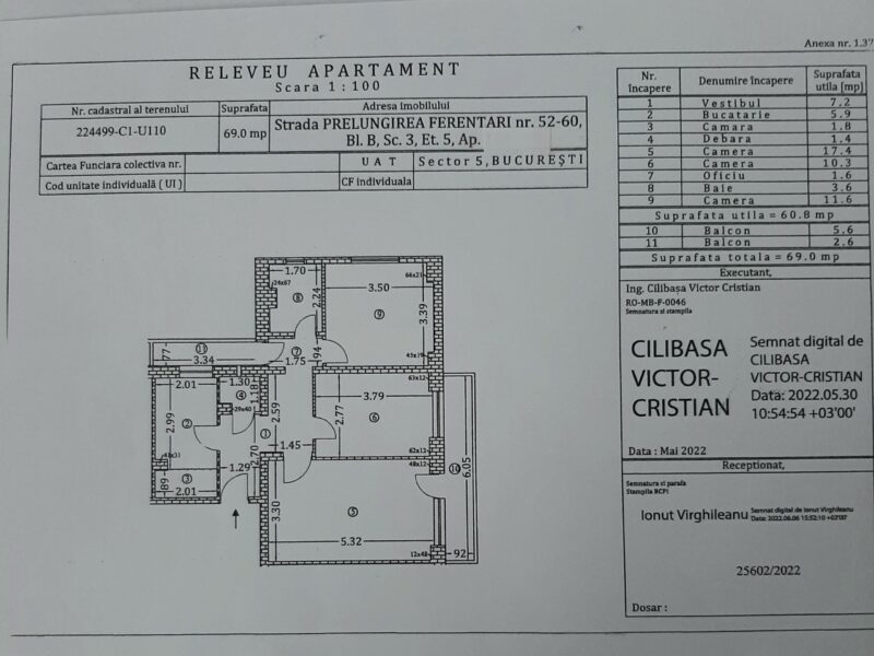 PROPRIETAR vând apartament 3 camere negociabil 0 comision