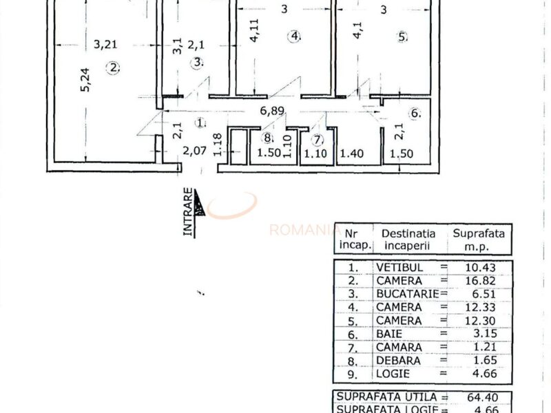 3 camere, decomandat Colentina, Doamna Ghica, Tei, Obor