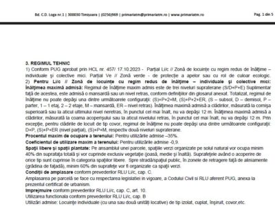 Teren 428 mp Ciarda Roșie | Toate Utilitățile